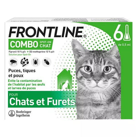 Frontline Combo Katzen und Frettchen 6 Pipetten