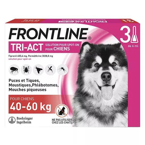 Frontline Tri-Act Hunde XL 40-60 kg 3 Pipetten