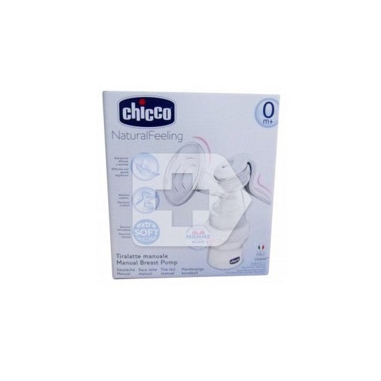 Chicco™ Natural Feeling tire-lait manuel 0m+ avec tétine en silicone (1 pièce)