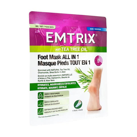 Emtrix Masque Pieds Tout En Un 1 Paire