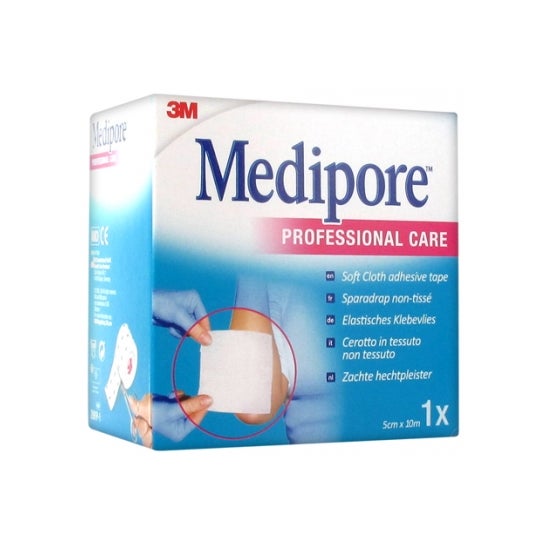 3M Filet Medipore pour la fixation des pansements (10 m x 10 cm)