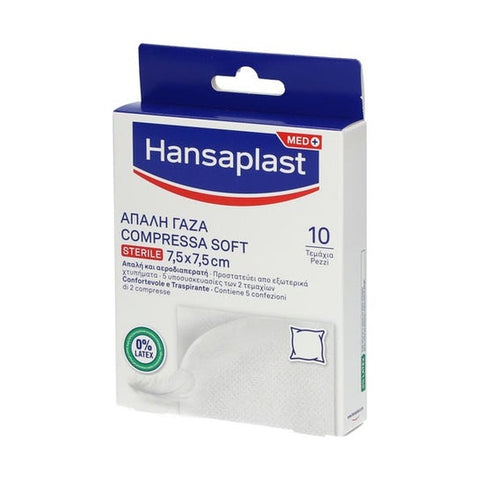Hansaplast Soft sterile Kompressen (10 Stück)