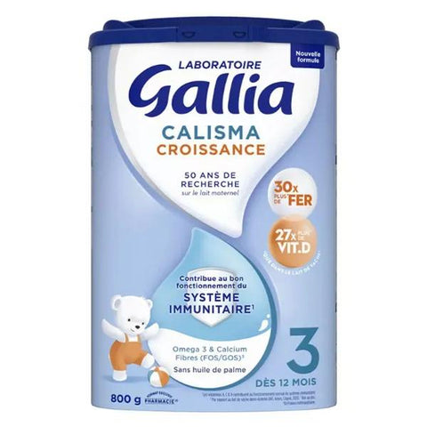 Gallia Calisma Wachstum Milch 3. Lebensjahr 830g