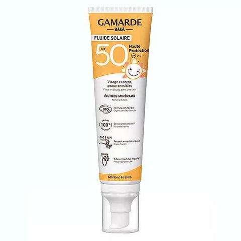 Gamarde Baby Sonnenfluid Hoher Schutz LSF50 Bio 100ml