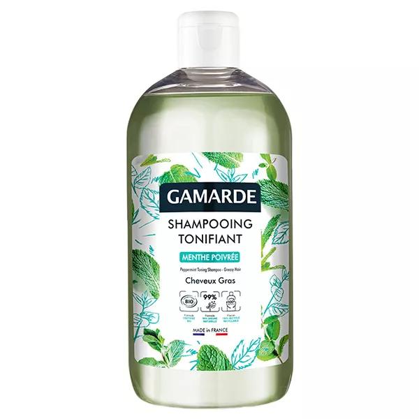 Gamarde Capillaire Shampoing Tonifiant Menthe Poivrée Bio 500ml