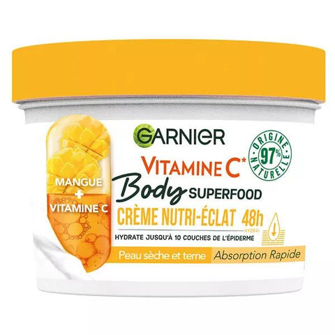 Garnier Body Superfood Mango + Vitamin C Körpercreme 380ml