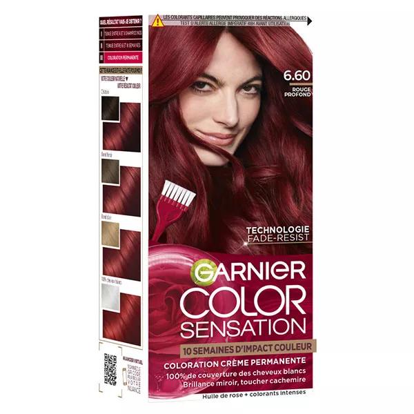Garnier Color Sensation Coloration Permanente 6.60 Rouge Profond