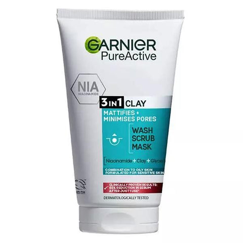 Garnier Pure Active 3-in-1 oily skin face wash (150 ml)