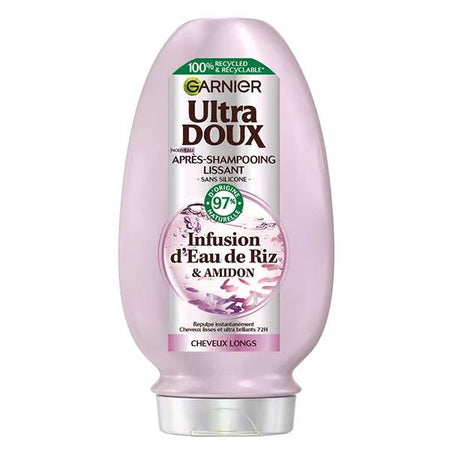 Garnier Ultra Doux Après-Shampooing Lissant Infusion d'Eau de Riz 200ml