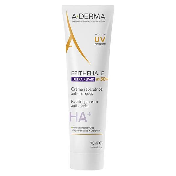 A-derma Epithéliale Ultra Repair Crème réparatrice anti-marques SPF50+ 100ml
