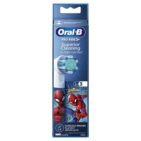 Oral-B Pro Kids Spider Man Lot de 3 Brossettes