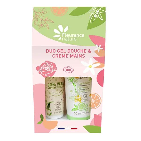 Fleurance Nature Duo gel douche verveine (50 ml) + crème mains verveine bio (30 ml)