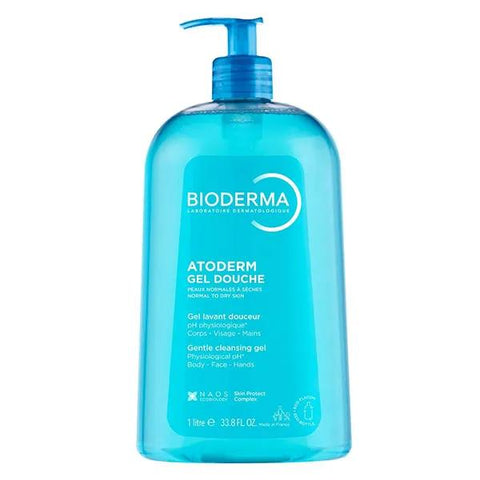 Bioderma Atoderm Duschgel Seifenfrei Trockene Haut Familie 1L