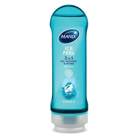 Manix Massage Ice Feel Gel de massage 2 en 1 effet frisson 200 ML