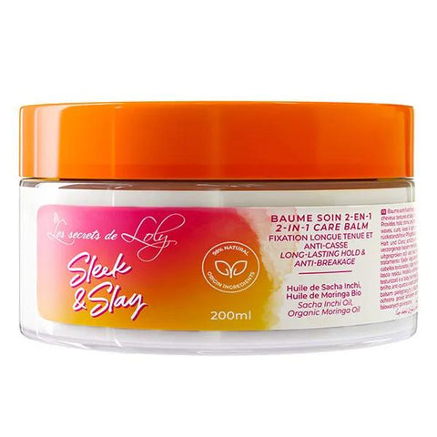 Les Secrets de Loly Sleek & Slay baume soin 2 en 1 fixation longue tenue et anti-casse (200 ml)