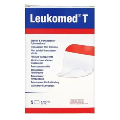 BSN Medical Leukomed T Adhesive Non-Woven Dressing 5 x 7.2cm 5 Units