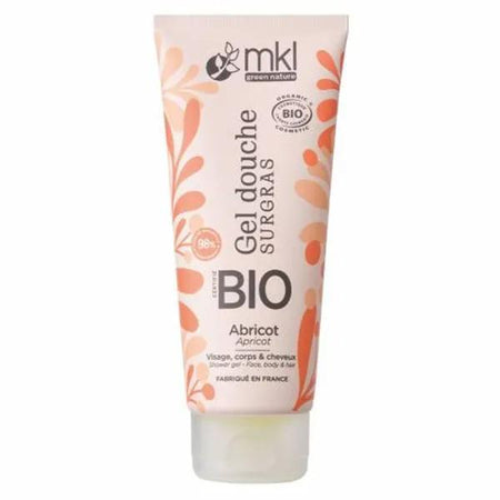 MKL Gel Douche BIO Abricot, cheveux, visage et corps 200ml