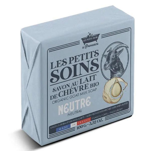 Les Petits Bains de Provence Les Petits Soins Seife mit Bio-Ziegenmilch Neutral (100 g)