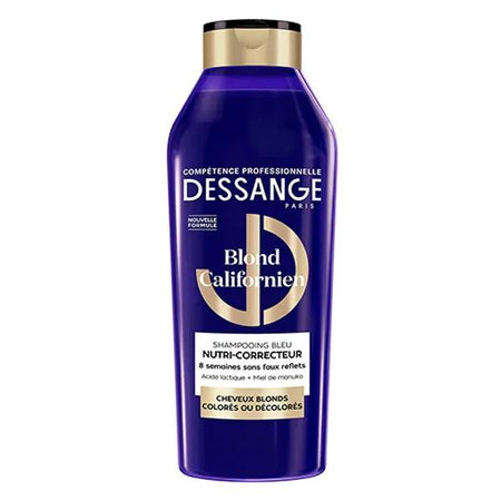 Dessange Blond Californien Shampoing Nutri-correcteur Cheveux Blonds, Colorés ou Décolorés 280ml