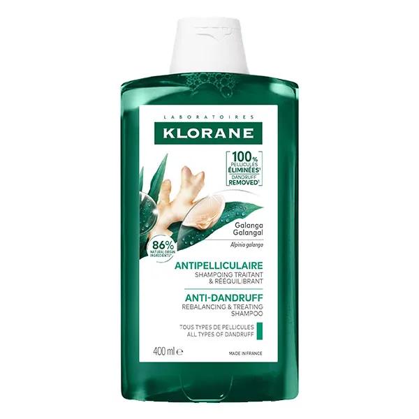 Klorane Galanga Antipelliculaire Shampoing Traitant et Rééquilibrant - 400ml