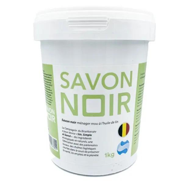 La compagnie du bicarbonate Savon noir mou à l'huile de lin 1 KG