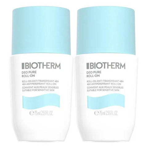 Biotherm Pure Déodorant Roll-On (2 x 75 ml)