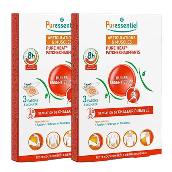 Puressentiel - Patchs Chauffants Pure Heat A&M - 3 patchs x2
