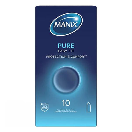 Manix Pure 10 préservatifs standards forme easy-fit