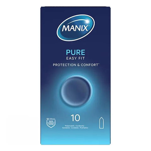 Manix Pure 10 préservatifs standards forme easy-fit