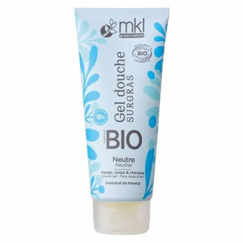 MKL Organic Fragrance-Free Shower Gel, hair, face and body (200 ml)