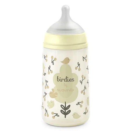 Suavinex Biberon Tétine SXPRO M Birdies Beige 270ml