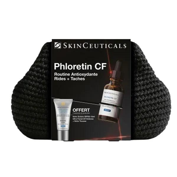SkinCeuticals Trousse Routine Rides Phloretin CF 30ml Ultra Facial UV Défense 15ml offert