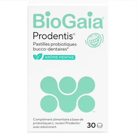 BioGaia® Prodentis® arome Menthe 30 pastilles à sucer