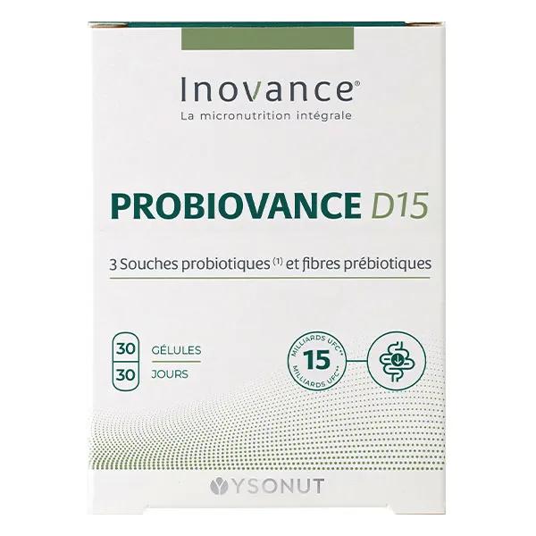 Inovance Probiovance D15 Probiotiques 30 gélules