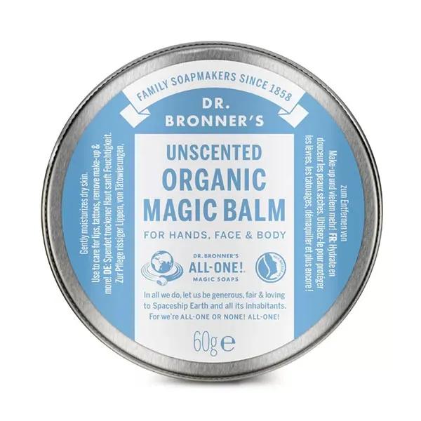 Dr Bronner's baume magique corps non parfumé (60 g)
