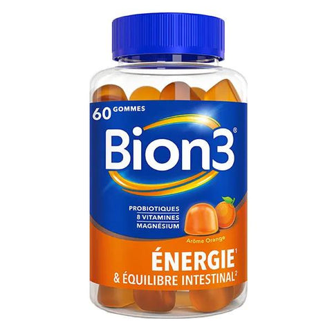 Bion 3 Energie Gummibärchen Orangengeschmack - 60 Gummibärchen