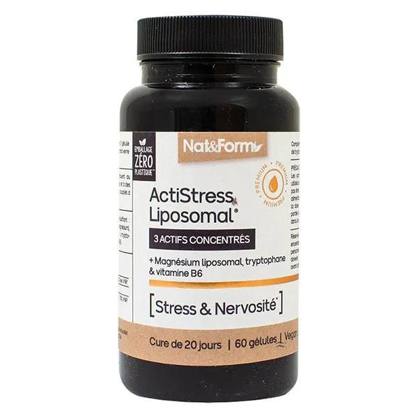 Nat & Form ActiStress Liposomal Stress et nervosité 60 gélules végétales