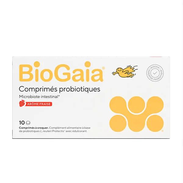 BioGaia® Probiotiques L. reuteri Protectis® - Arôme Fraise - 10 comprimés