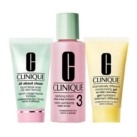 Clinique Kit Peau Saine Basic 3 Temps™ Peaux mixtes à grasses