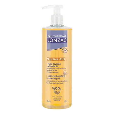 Eau Thermale Jonzac Nutritive ATO Huile Lavante Relipidante Bio 500ml