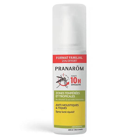 Pranarôm Aromapic Spray Lacté Anti-Moustiques (200 ml)