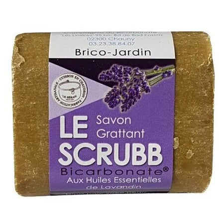 La compagnie du bicarbonate Savon grattant "le scrubb" Bicarbonate et H.E de lavandin 100 G