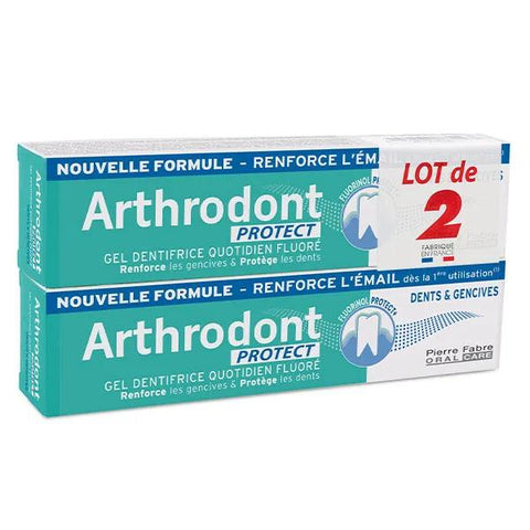 Arthrodont Protect Fluorid-Zahngel 2 x 75ml Doppelpack