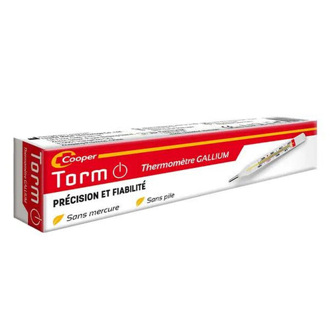Torm Gallium-Fieberthermometer mit Etui – 1 Stück