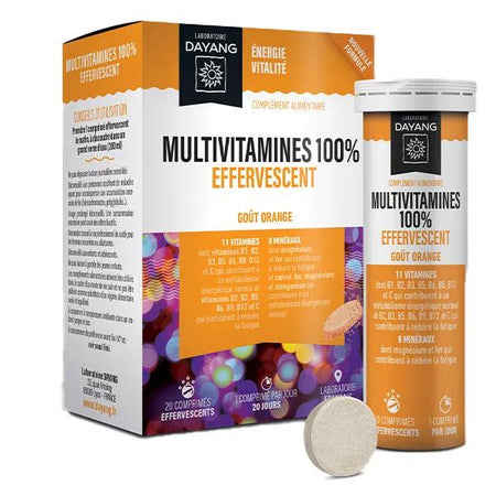 Dayang Multivitamines 100% 20 comprimés effervescents