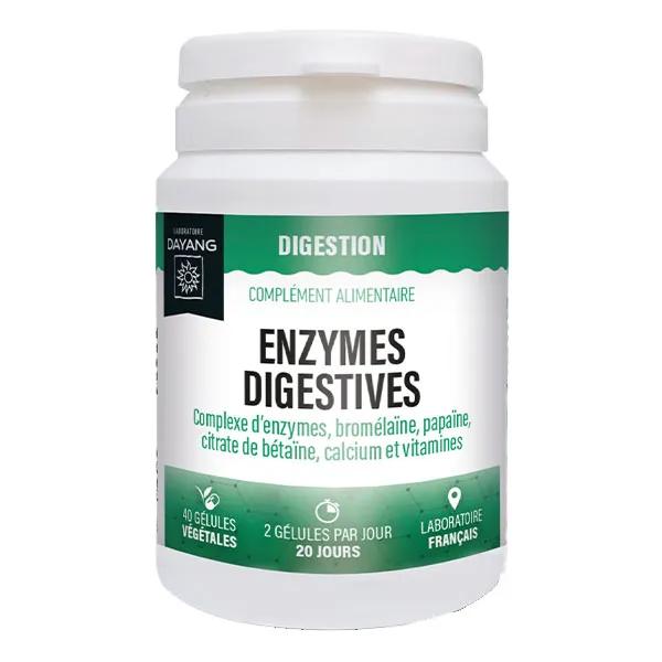 Dayang Enzymes digestives - 40 gélules végétales
