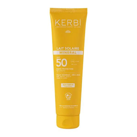Kerbi Lait solaire SPF50 sans parfum 6mois (150 g)