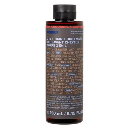 Korres Homme Athenian Grooming Gel douche 2 en 1 Corps et cheveux (250 ml)