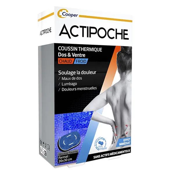Actipoche Thermothérapie Coussin Thermique Microbilles Dos et Ventre 1 unité