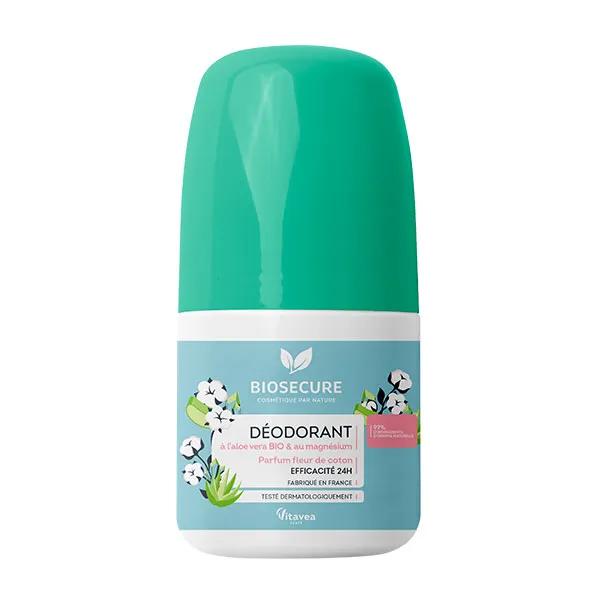 Biosecure Déodorant fleur de coton roll-on (50 ml)